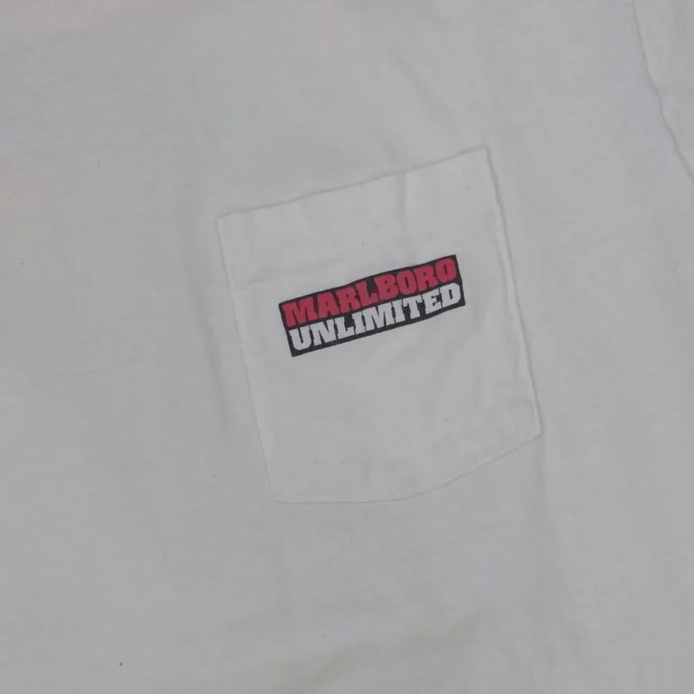 Vintage 90s Fruit of the Loom Men's XL Marlboro Unlimited Pipestone Pass T-Shirt - Picture 2 of 9